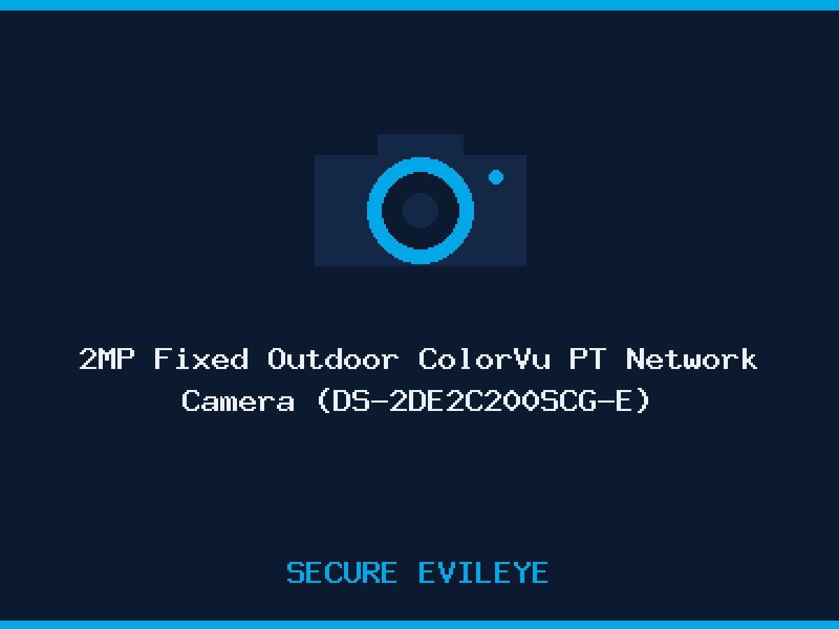 2MP Fixed Outdoor ColorVu PT Network Camera (DS-2DE2C200SCG-E)