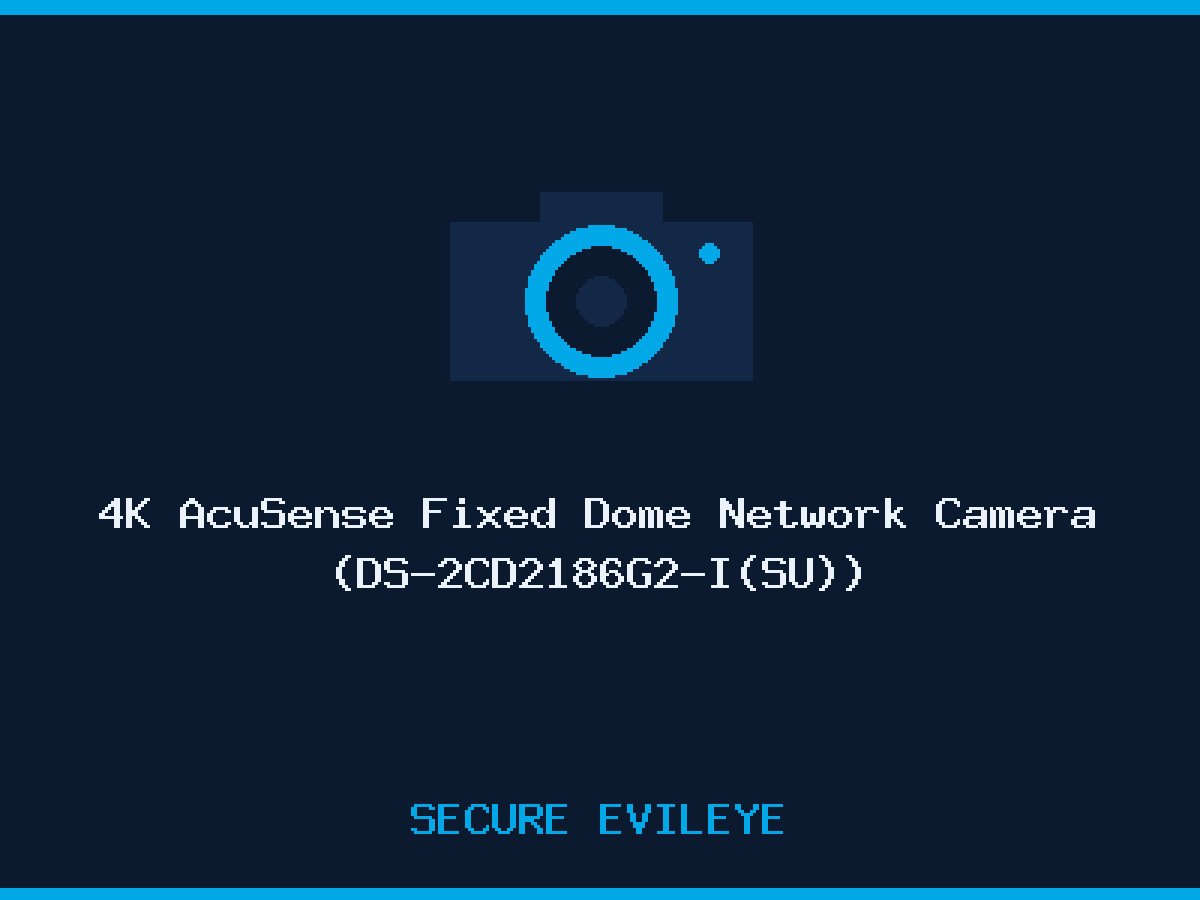 4K AcuSense Fixed Dome Network Camera (DS-2CD2186G2-I(SU))