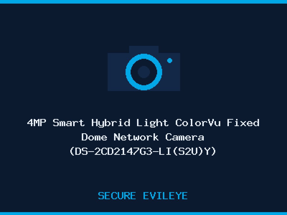 4MP Smart Hybrid Light ColorVu Fixed Dome Network Camera (DS-2CD2147G3-LI(S2U)Y)