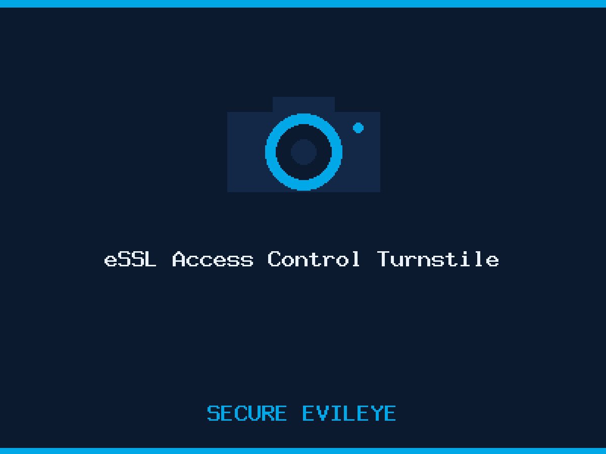 eSSL Access Control Turnstile