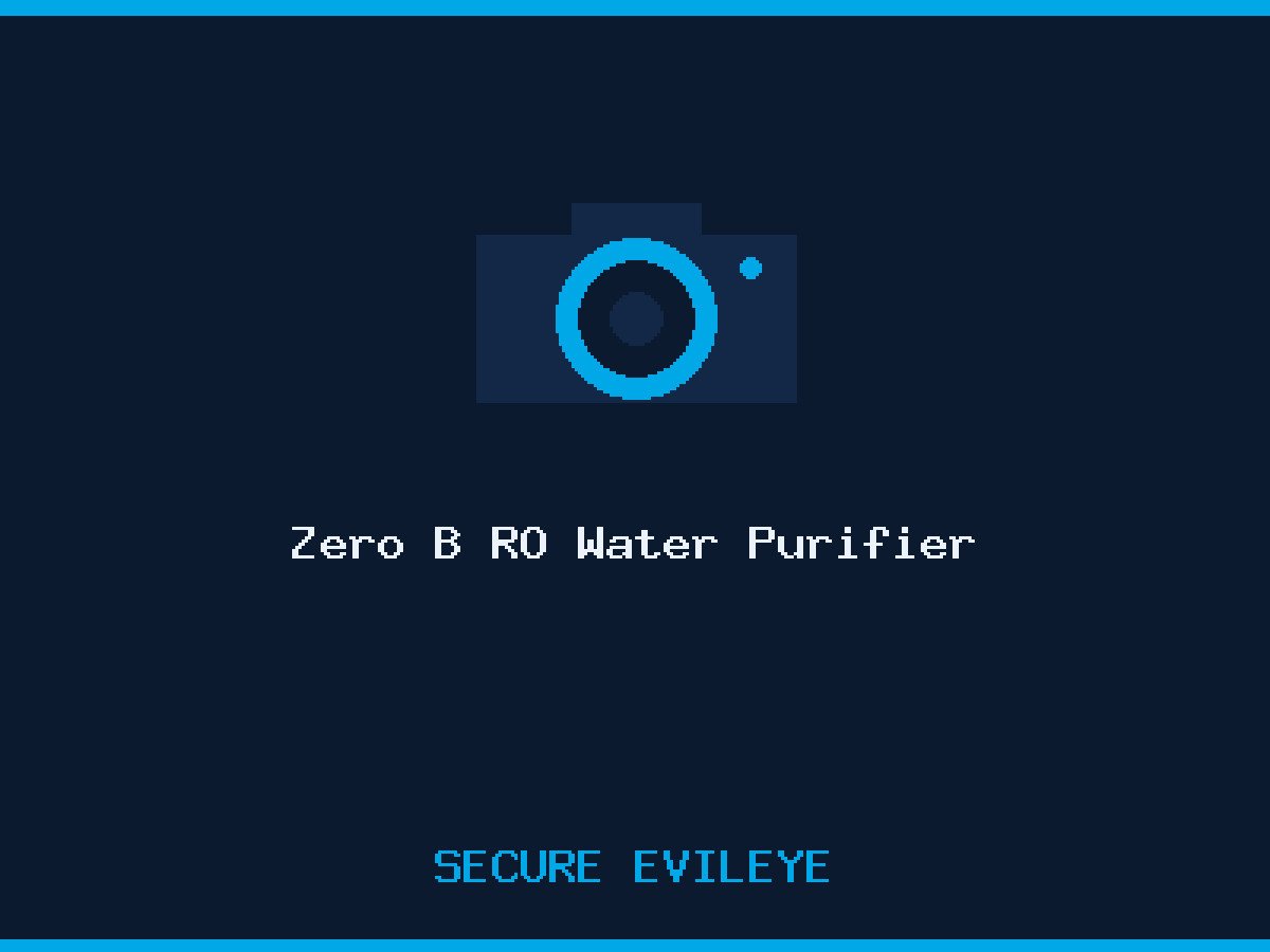 Zero B RO Water Purifier